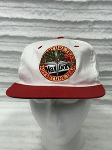 Vintage 90s Marlboro Adventure Team White Red SnapBack!! - Bild 1 von 10