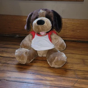 14" Build a Bear Brown Teddy Carmel Pup Dog Toy Plush Brown Tan Puppy Soft - Picture 1 of 9