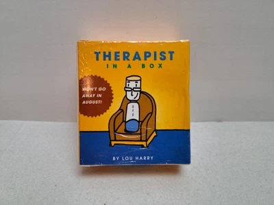 Therapist In A Box - Lou Harry (Guide, 10 Cards, Toy, & Timer) - Sealed - Image 1 of 4