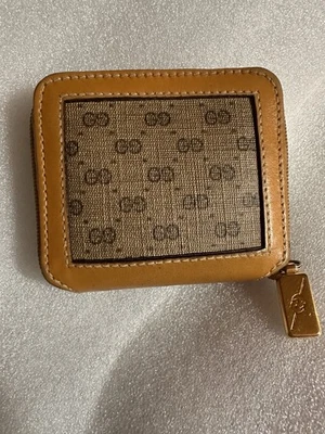 Monedero Gucci Gg Beige Original Lona Micro Vintage Foto 1 de 4