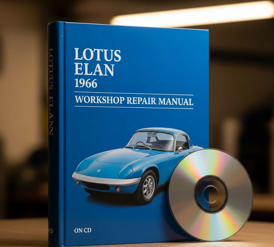 LOTUS ELAN 1966 Workshop Repair Manual on CD — 第 1/1 张图片