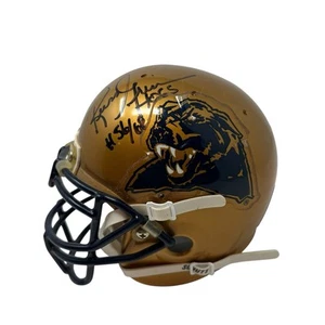 Russ Grimm Autographed Pitt Panthers Signed Mini Helmet Redskins HOF Pittsburgh - Picture 1 of 7