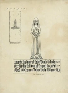 In The Style Of Thomas Fisher - Pen & Ink Drawing Farningham Church - Kent - Picture 1 of 4