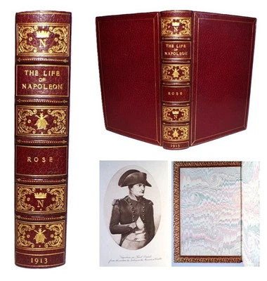 1913 The LIFE of NAPOLEON BONAPARTE Fine Full Leather Binding by Sotherans - Image 1 of 4