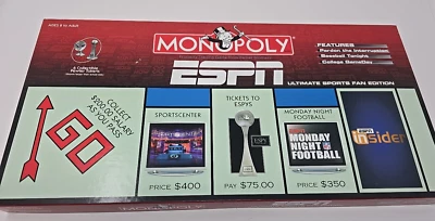 Monopoly 2006 ESPN Ultimate Sports Fan Edition Board Game Complete - Image 1 of 4