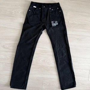 Iron Heart 9634Z 21Oz Black Armor Denim Straight Used Good Condition Japan - Picture 1 of 17