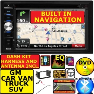 GM CAR-TRUCK-VAN-SUV GPS NAVIGATION SYSTEM Bluetooth CD DVD USB CAR Radio Stereo - Picture 1 of 11