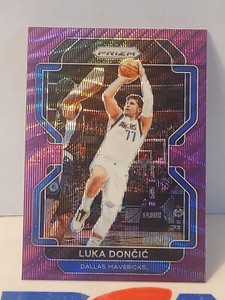 2021-22 Panini Prizm Luka Doncic Purple Wave Prizm Dallas Mavericks #223