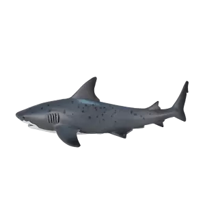 More details for mojo bull shark plastic animals sea toys figures models fish bath marine