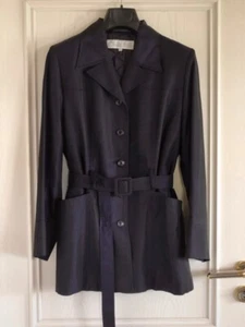 💜OLIVIER STRELLI Jacke Damen Violet irisierend Perl Effekt Gr. 40 VINTAGE✨ - Bild 1 von 4