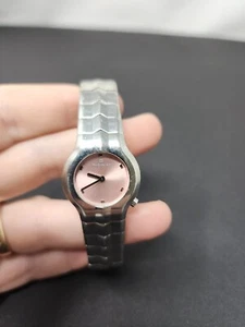 Ladies Tag Heuer Alter Ego Wristwatch Swiss Quartz Pink Dial 100m Dead Battery - Picture 1 of 8