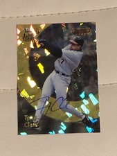 TONY CLARK 1997-98 BOWMAN'S BEST AUTO REFRACTOR AUTO ON CARD