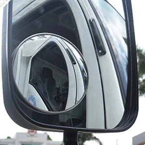 2X 95mm Blind Spot Mirror Convex Wide Angle Rear View Mirror For Truck Off-Road - Picture 1 of 11