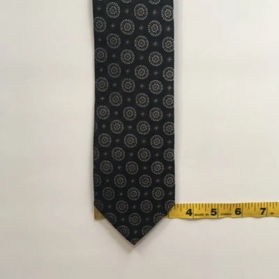 Галстук Bruno Piattelli галстук L 60 дюймов W 3,25 дюйма темно-коричневый серо-коричневый 100% шелк галстук pa0947 - Изображение 1 из 4