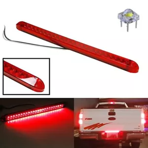 17" Trunk Tailgate Red LED Light Bar For Tail Brake Light Functions For Trucks - Picture 1 of 9