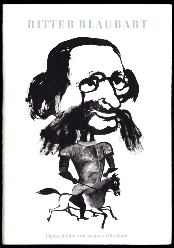 Theaterprogramm, Komische Oper Berlin, Riiter Blaubart, 1971 - Bild 1 von 1