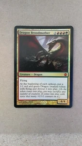FOIL Dragon Broodmother - Gold Alara Reborn Mtg Mythic Rare LP/EX L2 - Picture 1 of 3