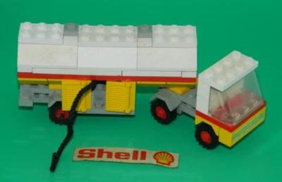 Lego 671 Shell Petrol Tanker Instructions vintage retired free postage rare 2  - Image 1 of 4