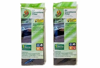 Duck # 287076 Replacement Air Conditioner Filters 24" x 15" x 1/4" - 2 pack - Image 1 of 4