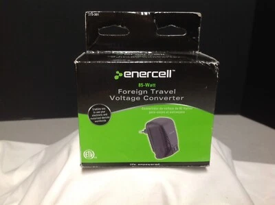 Enercell 85 Watt Foreign Travel Voltage Converter Plug Adaptor New - Image 1 of 4