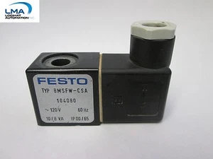 FESTO BMSFW-CSA SOLENOID VALVE COIL PLUG 120V 60Hz - Picture 1 of 3