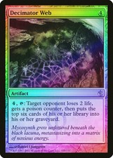 Decimator Web FOIL Mirrodin Besieged PLD Artifact Rare MAGIC CARD ABUGames