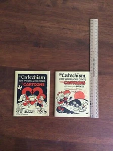 El Catecismo para niños pequeños con libros de dibujos animados 1 y 2. V. Lockman 1ª edición - Imagen 1 de 5