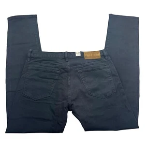 Todd Snyder Jeans Mens 32x32 Black Denim Twill Stretch 5 Pockets Modern Slim Fit - Picture 1 of 12