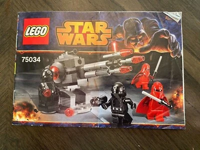LEGO Star Wars 75034 - Death Star Troopers - Building Instructions MANUAL ONLY - Image 1 of 2