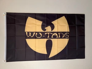 Bandera de clan WuTang Wu-Tang 3x5 pies para hombre cueva dormitorio decoración rap hip-hop pancarta - Imagen 1 de 3