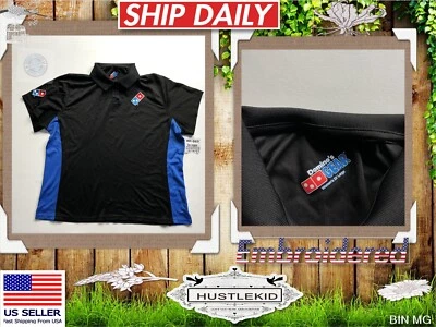 Official Dominos Pizza Delivery Polo Shirt Women Work Employee Uniform 2XL XXL🔥 - Image 1 of 4