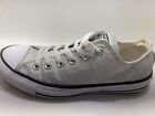 Converse All Stars -Silver Sparkle - Size 7 Woman or 5 Men -Worn Once!