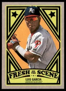 2019 Topps Heritage Minors Fresh on the Scene #FOS-3 Luis Garcia - Picture 1 of 1
