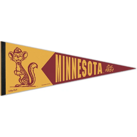 WinCraft Minnesota Golden Gophers 12'' x 30'' Vault Logo Premium Pennant Cover