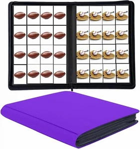 1000+ Pockets Trading Card Binder, 16 Pocket Ringless Side Loading Album - Bild 1 von 2