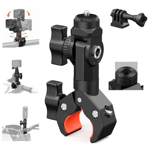 Bike Motorcycle Handlebar Camera Clamp Mount for Gopro Insta360 X5 X4 X3 X2 O... - Picture 1 of 6