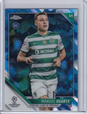2021-22 Topps Chrome Sapphire Edition UEFA CL - Manuel Ugarte Rookie Card #7 RC - Image 1 of 2