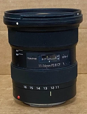 LENTE TOKINA ATX-I 11-16mm F2.8 CF PARA CANON EF- USADO. Foto 1 de 4