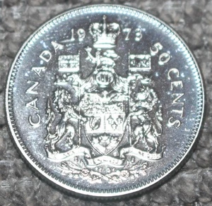 Canadian 50 Cents Coin 1973 KM# 75 Canada Queen Elizabeth II Fifty - Bild 1 von 3