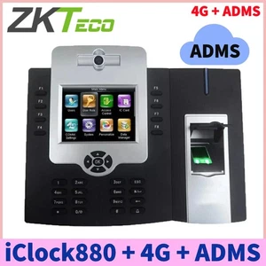 ZKteco iClock880 4G ADMS Fingerprint Time Attendance Clock Machine Access 3.5" - Picture 1 of 9