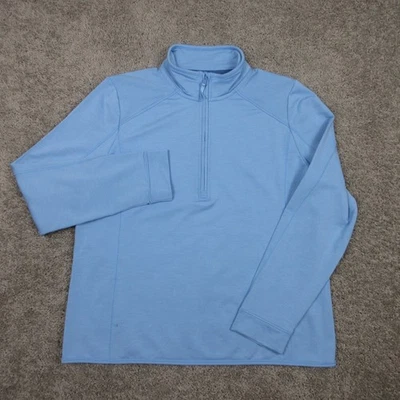 Suéter Vineyard Vines para mujer XL azul rendimiento cuarto cremallera ligero golf Foto 1 de 4