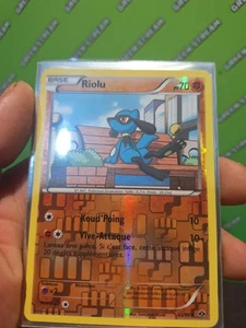 Riolu 63/99 Reverse Holo (French) — XY Flashfire — NM - Picture 1 of 1
