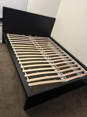 Hillsdale Furniture Willow Nailhead Trim Upholstered Bed - Charcoal, Queen - Image 1 of 4