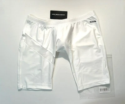 N2N Bodywear размер L Athletic чистый слэшер мотоциклиста шорты - белый (SS92) - Изображение 1 из 4