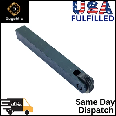 BUYOHLIC Single 1 Wheel Knurl Straight Linear Knurling Tool Holder 1/2" x1/2" x 4"
