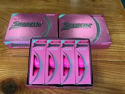 PELOTAS DE GOLF SRIXON SOFT PASSION ROSA TACTO SUAVE DAMA 3 DOCENAS NUEVAS EN CAJA Foto 1 de 3