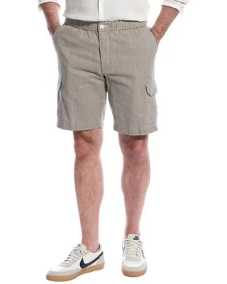 Tommy Bahama Linen the Dream Linen Blend Cargo XXL Shorts Grey Thunder 9" NWT - Image 1 of 4