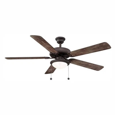 Hampton Bay Trice 56 in. LED Espresso Bronze Ceiling Fan - Image 1 of 4