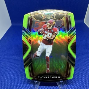 Thomas Davis Sr. 2020 Select Lime Green Die-Cut Prizm #221 Washington - Picture 1 of 4