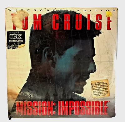 Mission Impossible (1996 Laserdisc) Widescreen Edition- Sealed/Damaged cover - Image 1 of 4